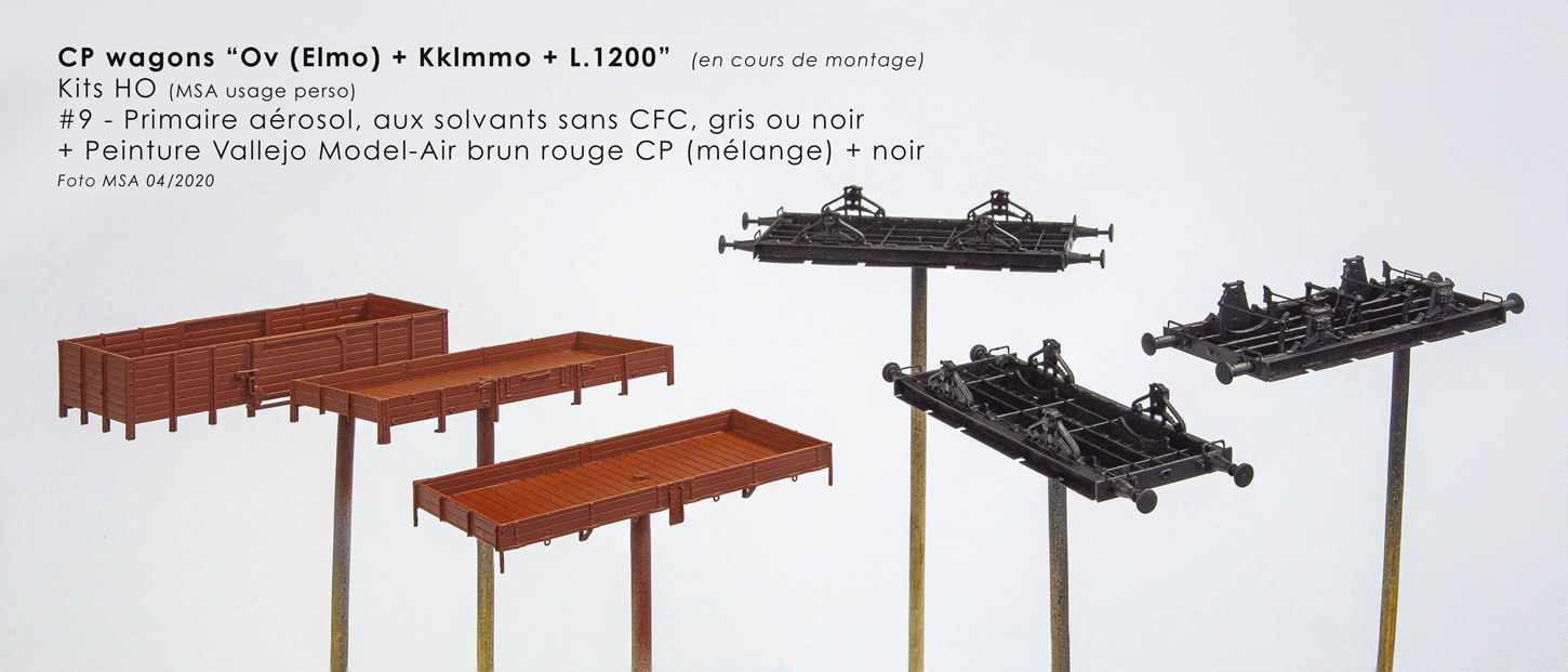 CP wagons “Ov (Elmo) + Kklmmo + L.1200“