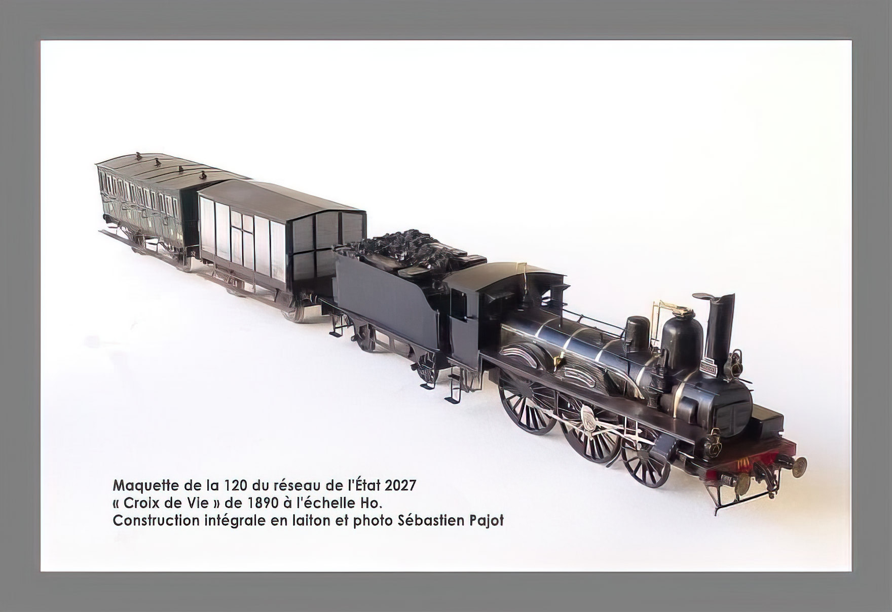 Le beau travail de mon ami Sébastien Pajot avec qui le Train Impérial de Napoléon III prend forme …