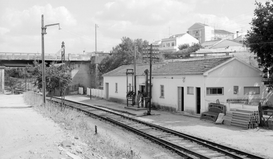1988 - sortie de gare vers Moura et Castro Verde (MSA)