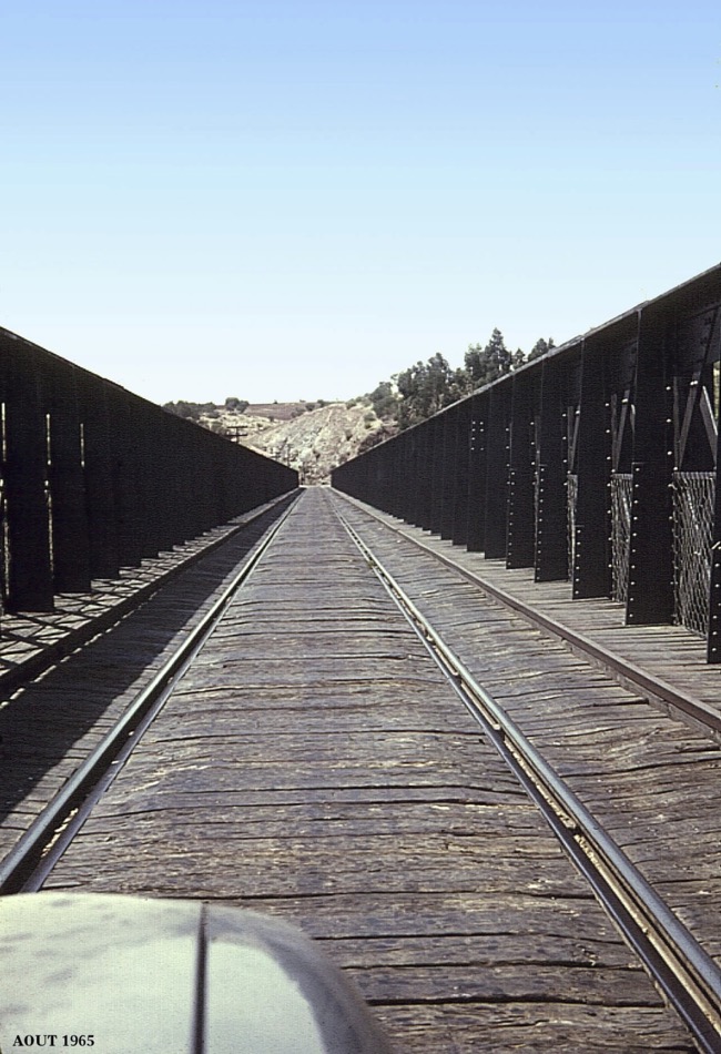 Pont de Serpa sur le Rio Guadiana 1965 (msa)
