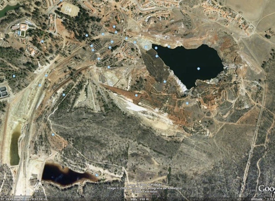 Situation vue satellite avec Google
